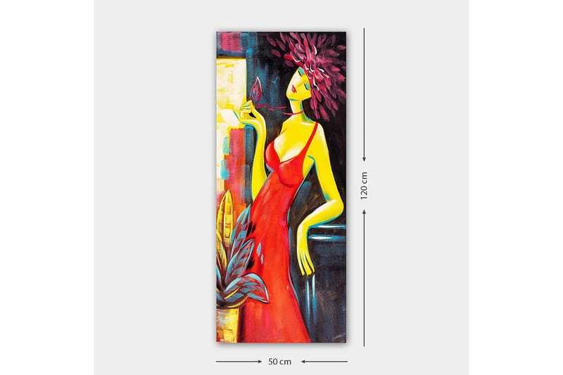 Canvastavla DKY People Flerfärgad - 50x120 cm - Inredning - Tavlor & konst - Canvastavlor