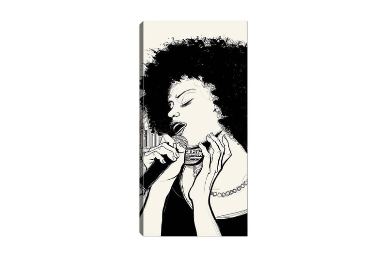 Canvastavla DKY People Flerfärgad - 50x120 cm - Inredning - Tavlor & konst - Canvastavlor