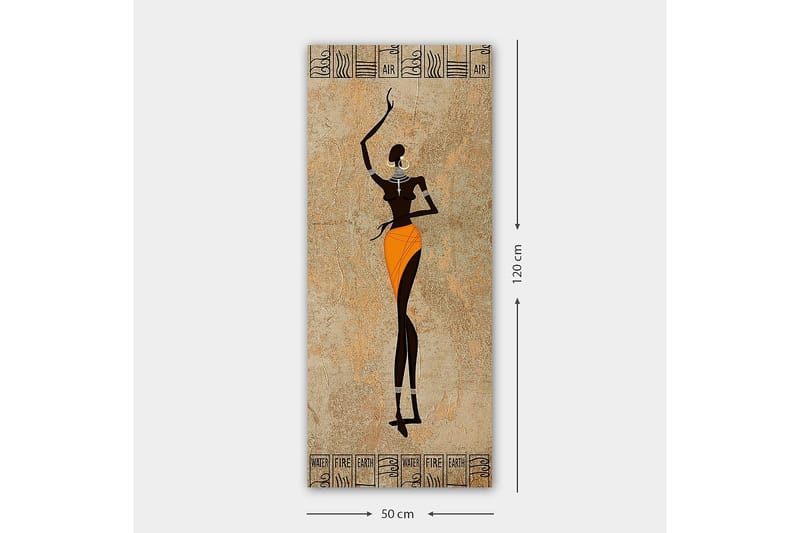 Canvastavla DKY People Flerfärgad - 50x120 cm - Inredning - Tavlor & konst - Canvastavlor