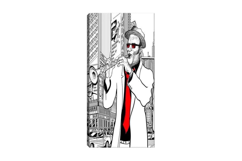 Canvastavla DKY People Flerfärgad - 50x120 cm - Inredning - Tavlor & konst - Canvastavlor
