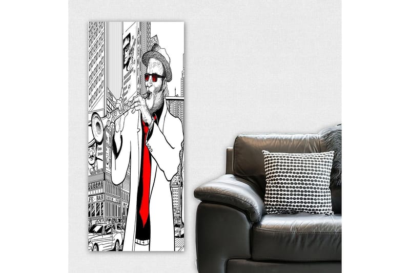 Canvastavla DKY People Flerfärgad - 50x120 cm - Inredning - Tavlor & konst - Canvastavlor