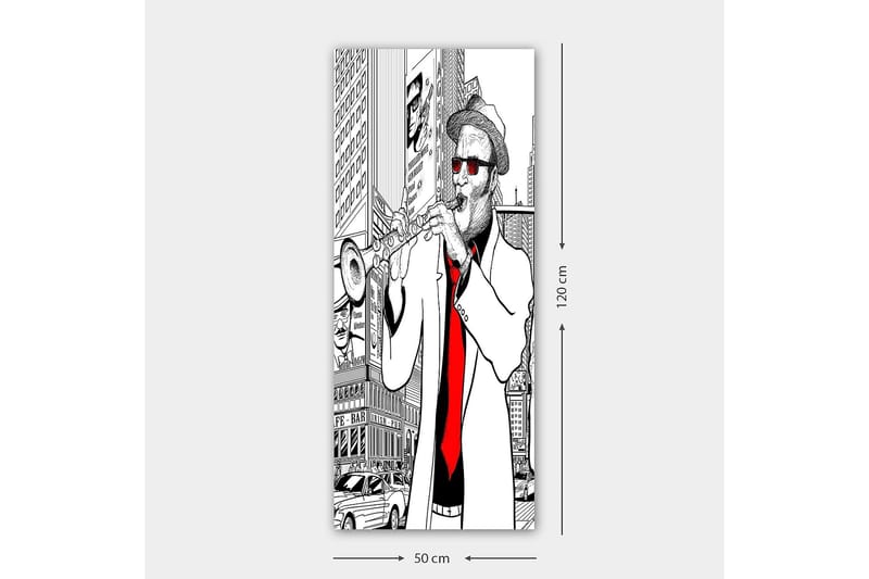 Canvastavla DKY People Flerfärgad - 50x120 cm - Inredning - Tavlor & konst - Canvastavlor