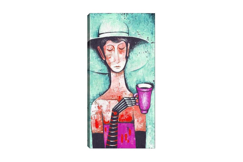 Canvastavla DKY People Flerfärgad - 50x120 cm - Inredning - Tavlor & konst - Canvastavlor