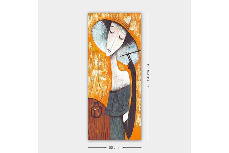 Canvastavla DKY People Flerfärgad - 50x120 cm - Inredning - Tavlor & konst - Canvastavlor