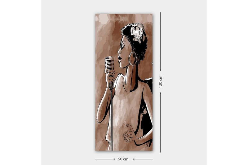 Canvastavla DKY People Flerfärgad - 50x120 cm - Inredning - Tavlor & konst - Canvastavlor