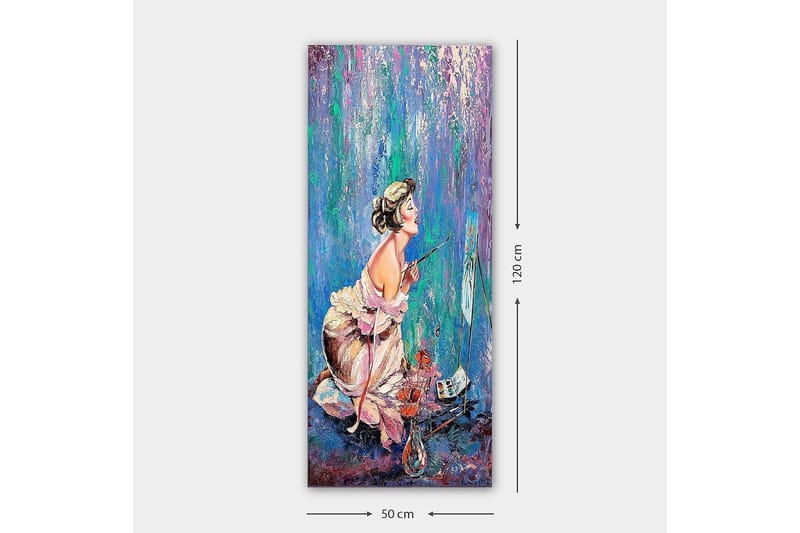 Canvastavla DKY People Flerfärgad - 50x120 cm - Inredning - Tavlor & konst - Canvastavlor