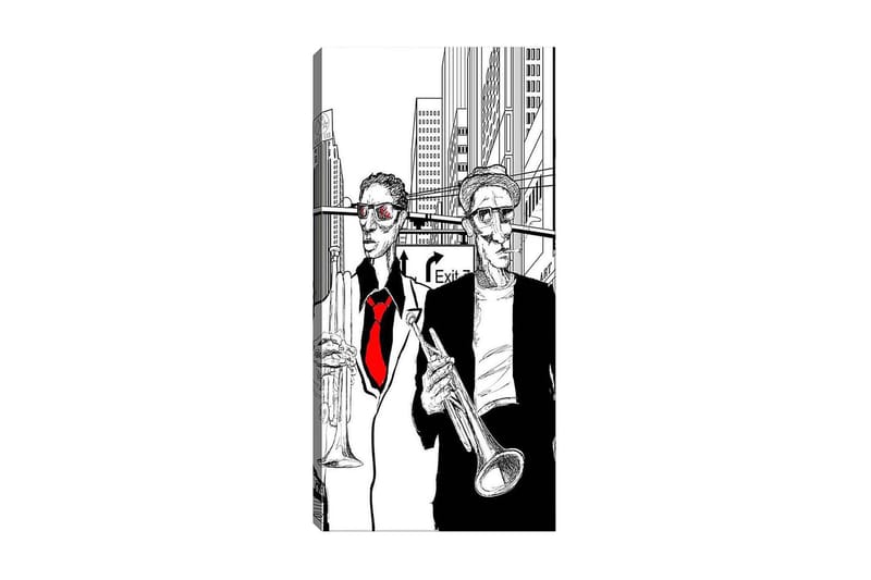 Canvastavla DKY People Flerfärgad - 50x120 cm - Inredning - Tavlor & konst - Canvastavlor
