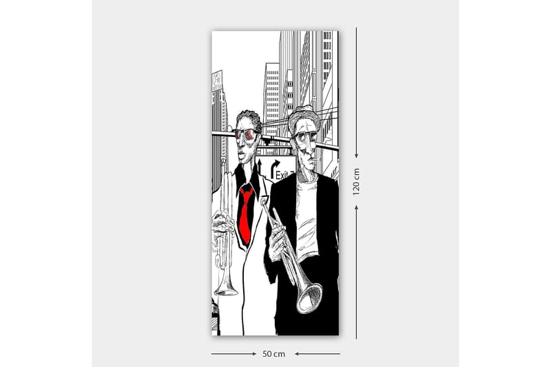 Canvastavla DKY People Flerfärgad - 50x120 cm - Inredning - Tavlor & konst - Canvastavlor