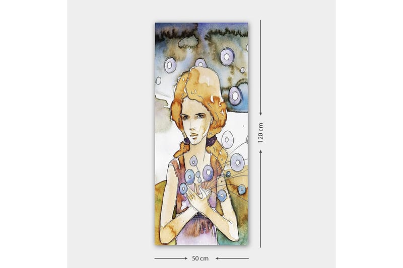 Canvastavla DKY People Flerfärgad - 50x120 cm - Inredning - Tavlor & konst - Canvastavlor