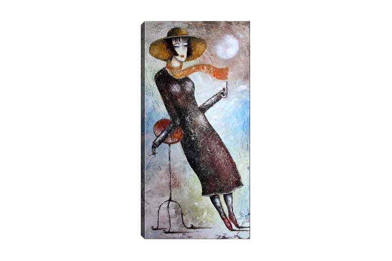 Canvastavla DKY People Flerfärgad - 50x120 cm - Inredning - Tavlor & konst - Canvastavlor