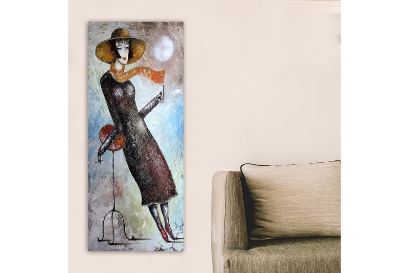 Canvastavla DKY People Flerfärgad - 50x120 cm - Inredning - Tavlor & konst - Canvastavlor