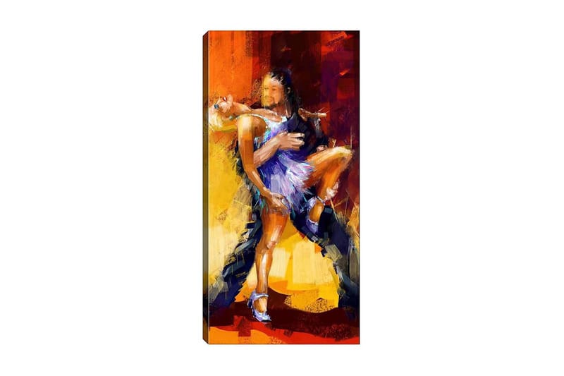 Canvastavla DKY People Flerfärgad - 50x120 cm - Inredning - Tavlor & konst - Canvastavlor