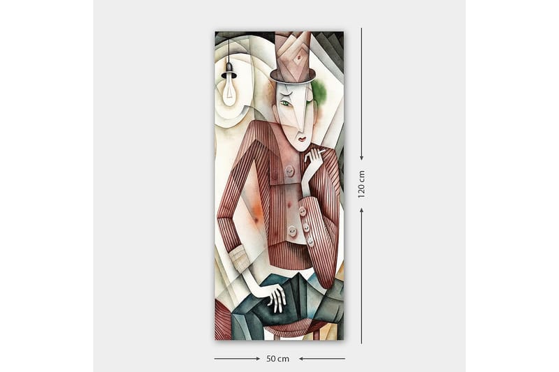 Canvastavla DKY People Flerfärgad - 50x120 cm - Inredning - Tavlor & konst - Canvastavlor