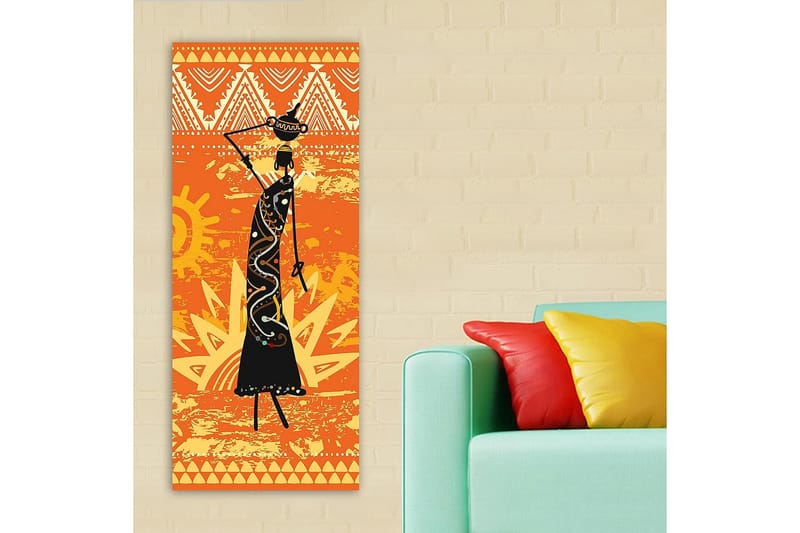 Canvastavla DKY People Flerfärgad - 50x120 cm - Inredning - Tavlor & konst - Canvastavlor