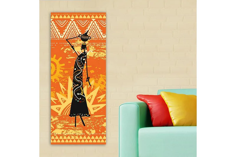 Canvastavla DKY People Flerfärgad - 50x120 cm - Inredning - Tavlor & konst - Canvastavlor