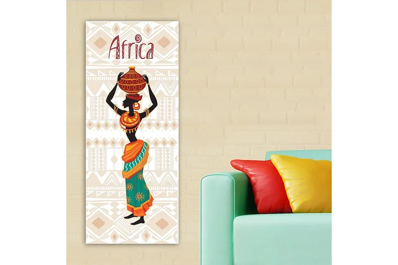 Canvastavla DKY People Flerfärgad - 50x120 cm - Inredning - Tavlor & konst - Canvastavlor