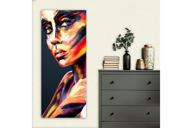 Canvastavla DKY People Flerfärgad - 50x120 cm - Inredning - Tavlor & konst - Canvastavlor