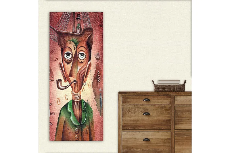 Canvastavla DKY People Flerfärgad - 50x120 cm - Inredning - Tavlor & konst - Canvastavlor