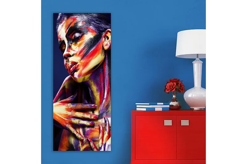 Canvastavla DKY People Flerfärgad - 50x120 cm - Inredning - Tavlor & konst - Canvastavlor