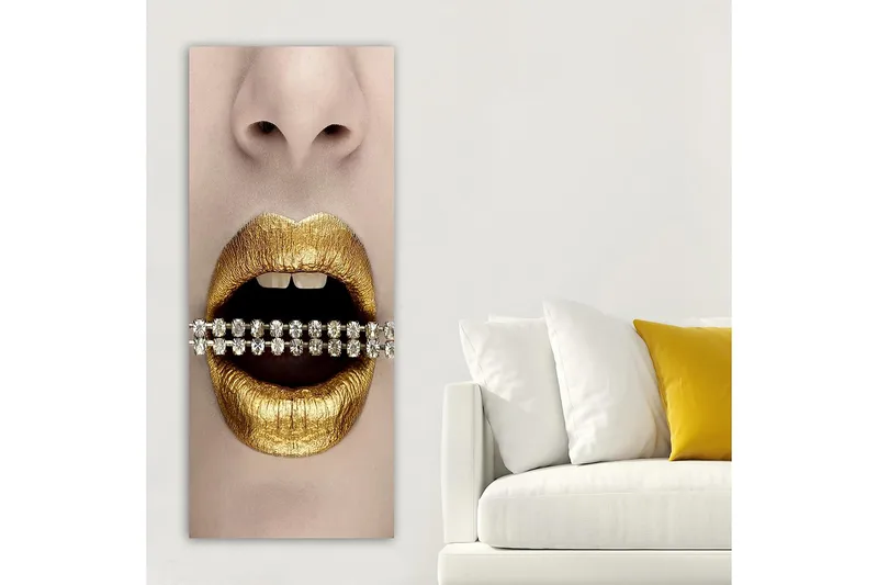 Canvastavla DKY People Flerfärgad - 50x120 cm - Inredning - Tavlor & konst - Canvastavlor