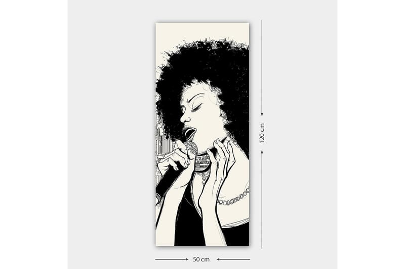 Canvastavla DKY People Flerfärgad - 50x120 cm - Inredning - Tavlor & konst - Canvastavlor