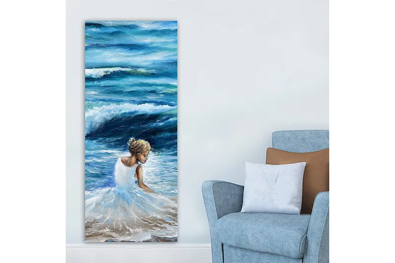 Canvastavla DKY People Flerfärgad - 50x120 cm - Inredning - Tavlor & konst - Canvastavlor