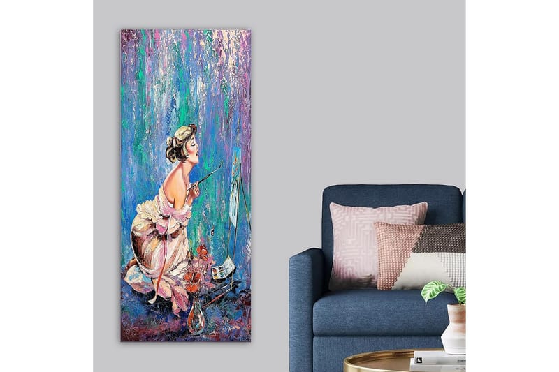 Canvastavla DKY People Flerfärgad - 50x120 cm - Inredning - Tavlor & konst - Canvastavlor