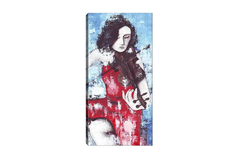 Canvastavla DKY People Flerfärgad, 50x120 cm