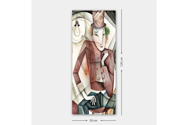 Canvastavla DKY People Flerfärgad - 50x120 cm - Inredning - Tavlor & konst - Canvastavlor