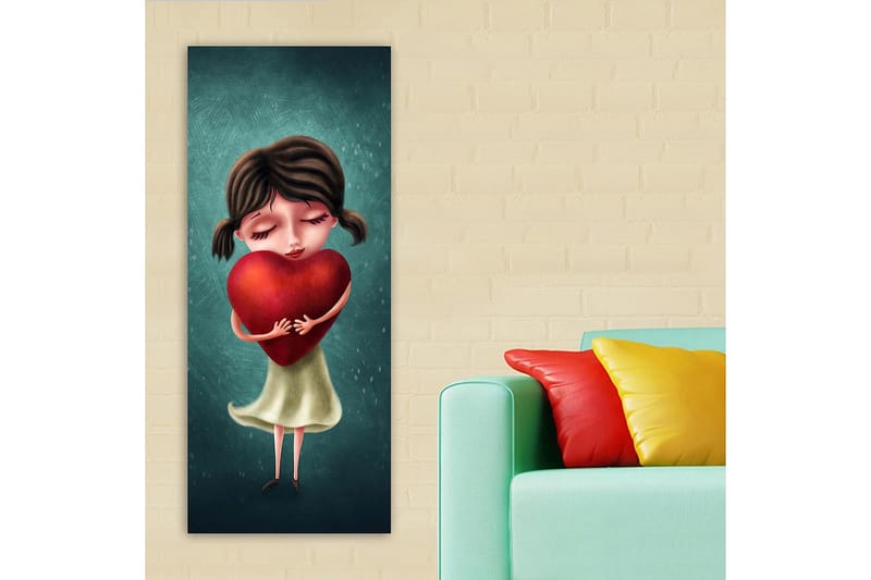 Canvastavla DKY People Flerfärgad - 50x120 cm - Inredning - Tavlor & konst - Canvastavlor