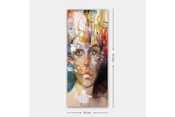 Canvastavla DKY People Flerfärgad - 50x120 cm - Inredning - Tavlor & konst - Canvastavlor
