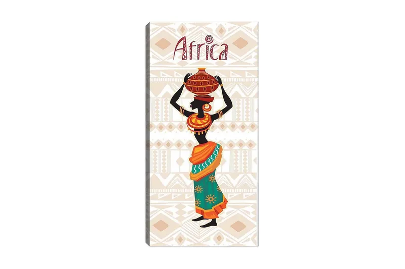 Canvastavla DKY People Flerfärgad, 50x120 cm