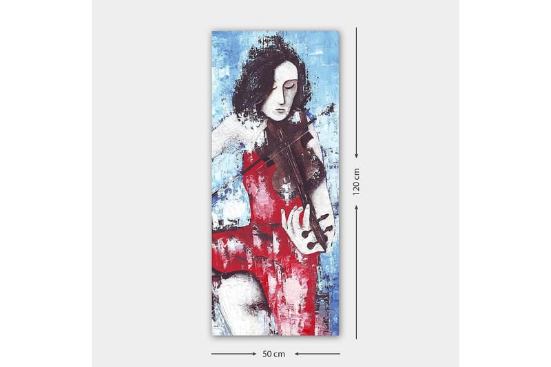 Canvastavla DKY People Flerfärgad - 50x120 cm - Inredning - Tavlor & konst - Canvastavlor