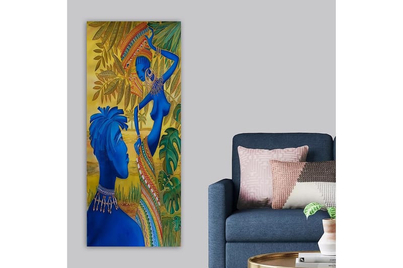 Canvastavla DKY People Flerfärgad - 50x120 cm - Inredning - Tavlor & konst - Canvastavlor