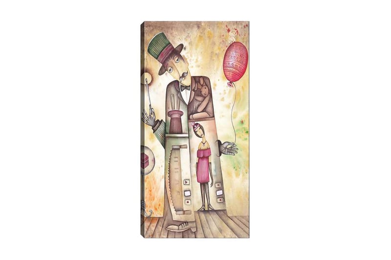 Canvastavla DKY People Flerfärgad - 50x120 cm - Inredning - Tavlor & konst - Canvastavlor