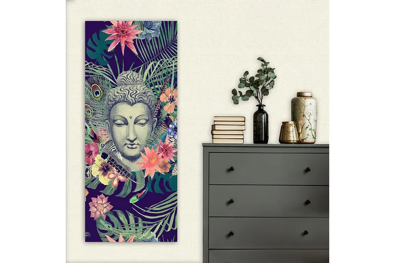 Canvastavla DKY People Flerfärgad - 50x120 cm - Inredning - Tavlor & konst - Canvastavlor