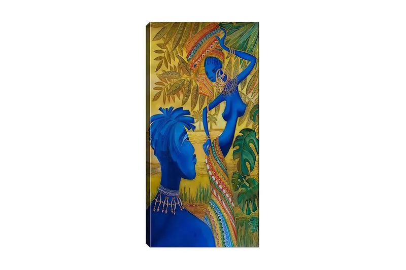 Canvastavla DKY People Flerfärgad, 50x120 cm