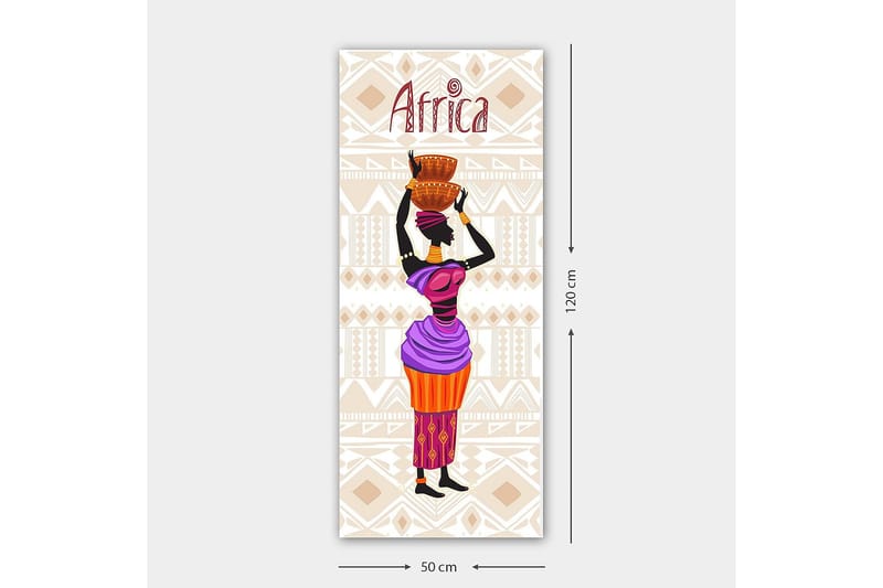 Canvastavla DKY People Flerfärgad - 50x120 cm - Inredning - Tavlor & konst - Canvastavlor