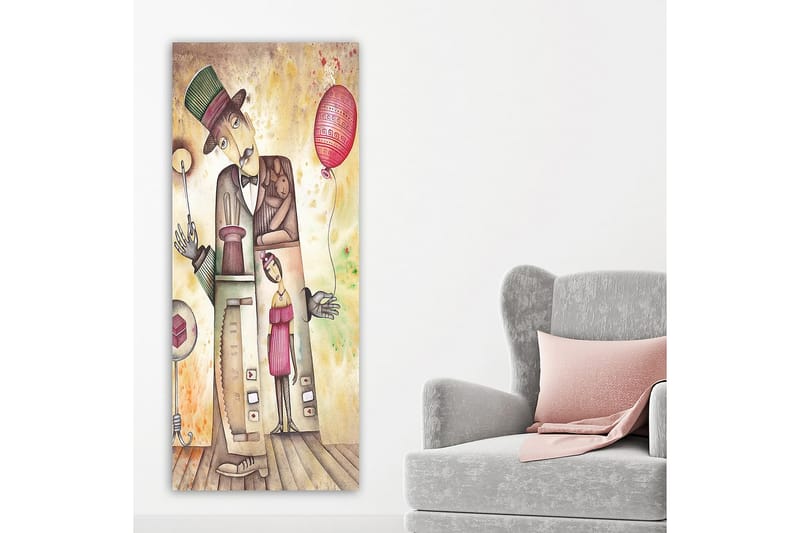Canvastavla DKY People Flerfärgad - 50x120 cm - Inredning - Tavlor & konst - Canvastavlor
