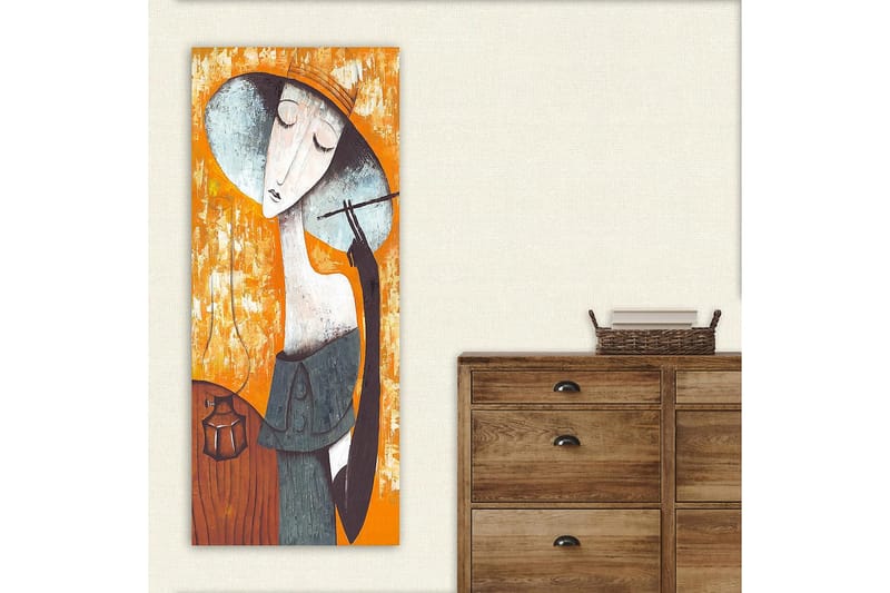 Canvastavla DKY People Flerfärgad - 50x120 cm - Inredning - Tavlor & konst - Canvastavlor