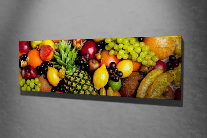 Canvastavla Exotiska frukter - Flerfärgad - Inredning - Tavlor & konst - Canvastavlor
