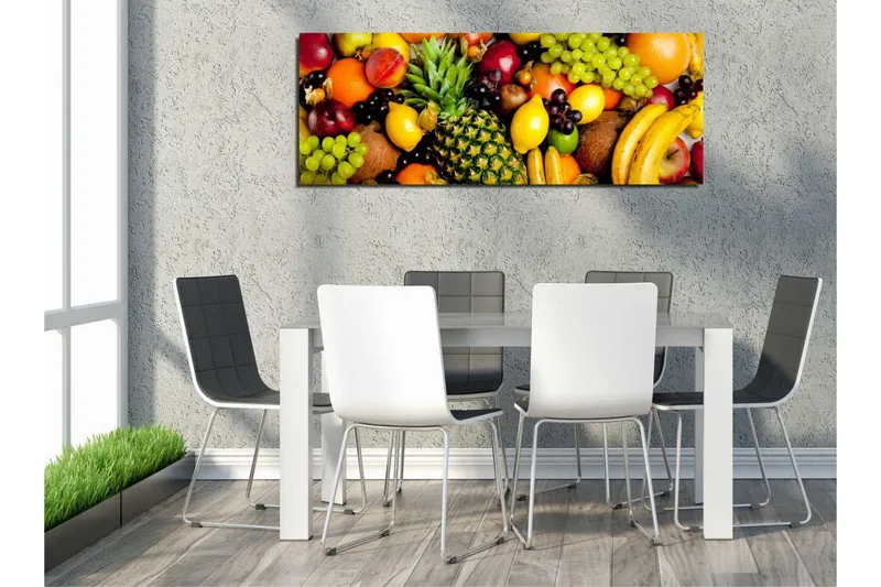 Canvastavla Exotiska frukter - Flerfärgad - Inredning - Tavlor & konst - Canvastavlor