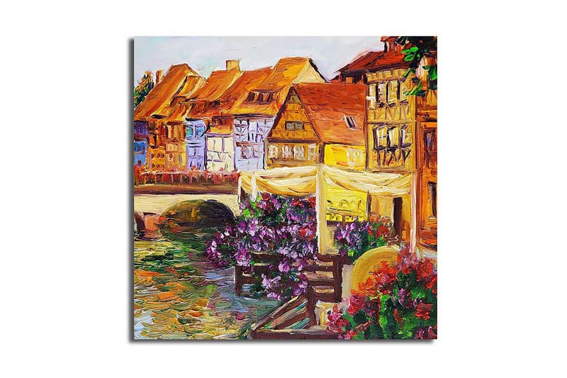 Canvastavla Flerfärgad - 45x45 cm - Inredning - Tavlor & konst - Canvastavlor