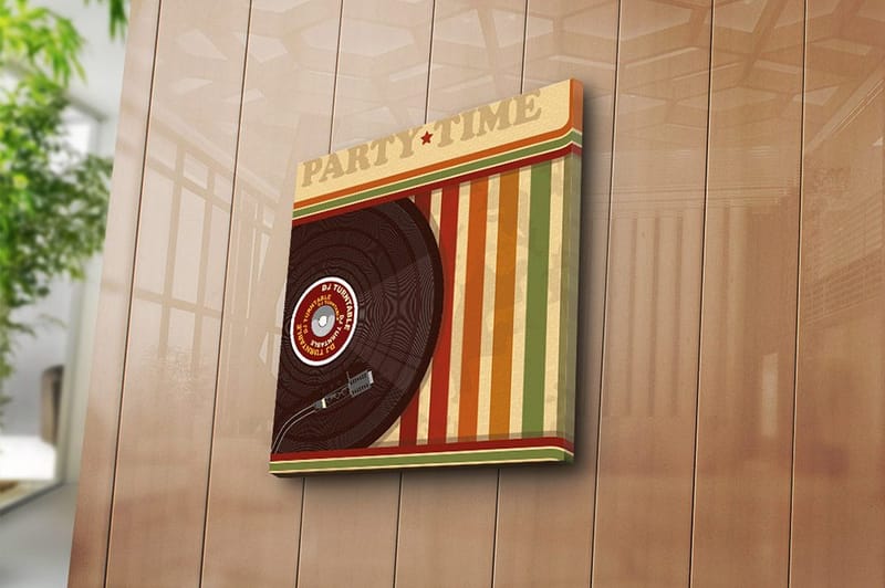 Canvastavla Flerfärgad - 45x45 cm - Inredning - Tavlor & konst - Canvastavlor