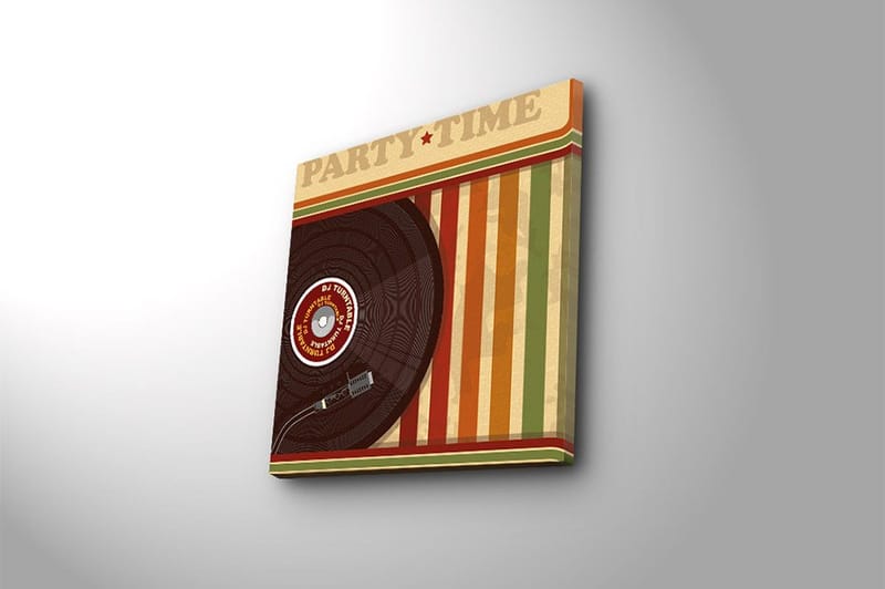 Canvastavla Flerfärgad - 45x45 cm - Inredning - Tavlor & konst - Canvastavlor