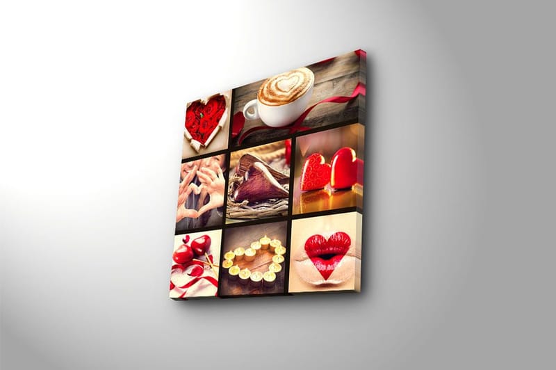 Canvastavla Flerfärgad - 45x45 cm - Inredning - Tavlor & konst - Canvastavlor