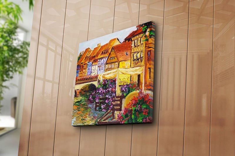 Canvastavla Flerfärgad - 45x45 cm - Inredning - Tavlor & konst - Canvastavlor