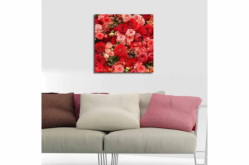 Canvastavla Flerfärgad - 45x45 cm - Inredning - Tavlor & konst - Canvastavlor