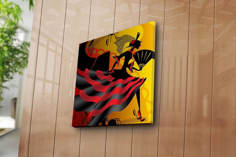 Canvastavla Flerfärgad - 45x45 cm - Inredning - Tavlor & konst - Canvastavlor