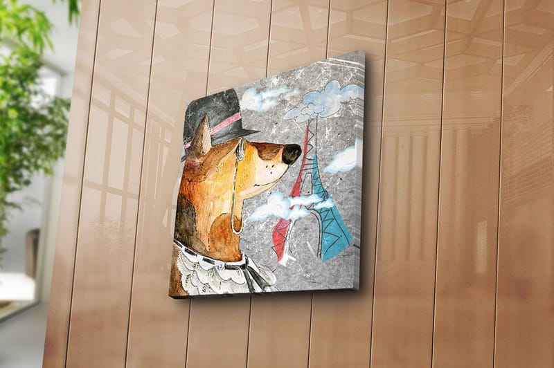 Canvastavla Flerfärgad - 45x45 cm - Inredning - Tavlor & konst - Canvastavlor